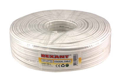 Кабель ККСВ-В+2х0,5 мм (бухта 100 м) белый REXANT фото