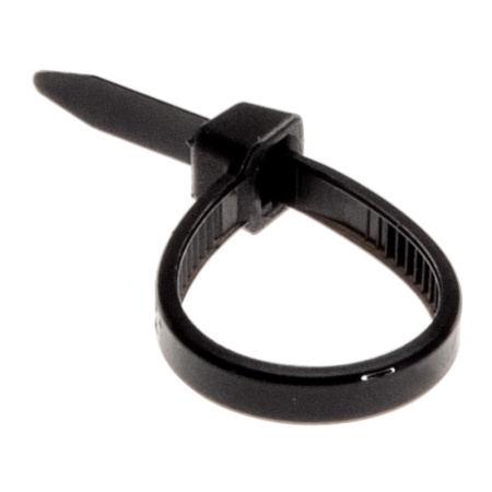 Стяжка нейлоновая 100x2,5 мм, черная (упак. 500 шт.) REXANT Стяжка нейлоновая 100x2,5 мм, черная (упак. 500 шт.) REXANT