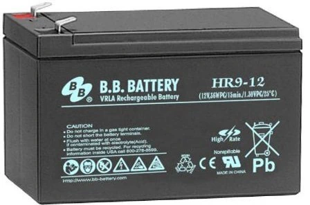 B.B. Battery HR 9-12 B.B. Battery HR 9-12