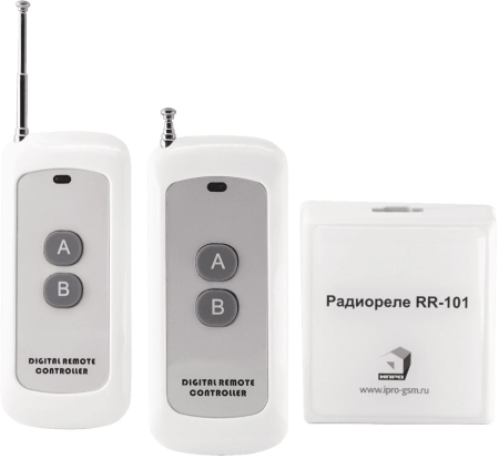 RR-101 + 2 пульта, 250-950 метров, двойное питание 12В и 220В