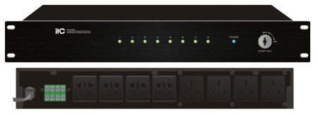 ITC TS-830 8-канальный распределитель питания ITC TS-830 8-канальный распределитель питания