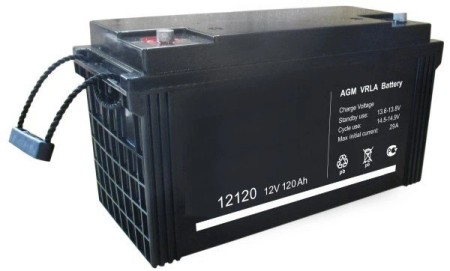 Аккумулятор 12 В, 120 Ач