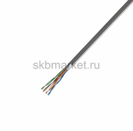 PROconnect Кабель витая пара омедненный, F/UTP, категория 6, PVC, 4PR, 23AWG, внутренний, серый, 305