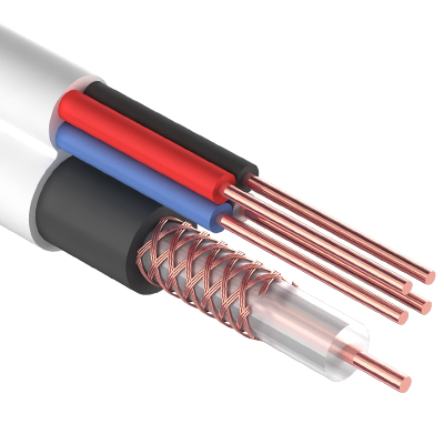 Кабель ККСВ-В+4х0,5 мм (бухта 305 м) белый REXANT