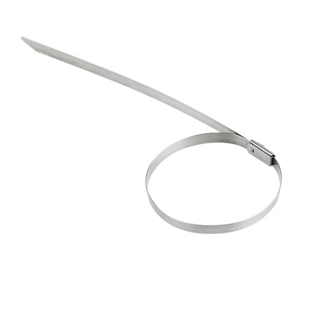 Хомут-стяжка стальная REXANT 400x4,6 мм, упаковка50 шт.