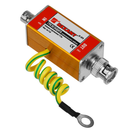 Грозозащита коаксиального кабеля BNC разъем REXANT Грозозащита коаксиального кабеля BNC разъем REXANT