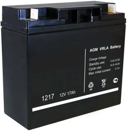 Аккумулятор 12 В, 17 Ач Аккумулятор 12 В, 17 Ач