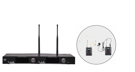 ITC T-521UW 1 петличный +1 головной микрофоны