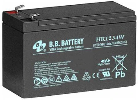 B.B. Battery HR 1234W B.B. Battery HR 1234W