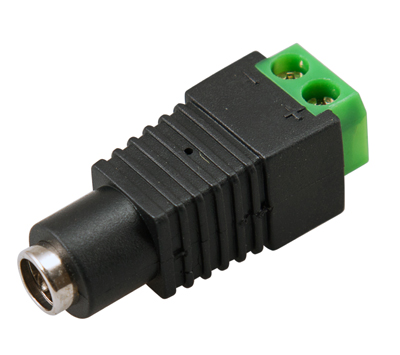 Разъем питания гнездо 2.1х5.5 мм с клеммной колодкой PROconnect фото