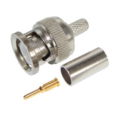 Разъем штекер BNC RG-6 обжим REXANT Разъем штекер BNC RG-6 обжим REXANT