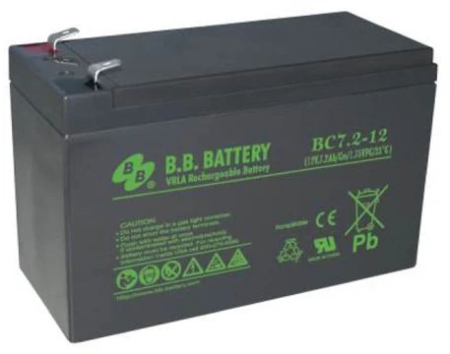 B.B. Battery BC 7,2-12 B.B. Battery BC 7,2-12
