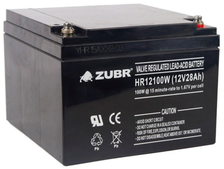 ZUBR HR 12100 W (12V, 28Ah) ZUBR HR 12100 W (12V, 28Ah)