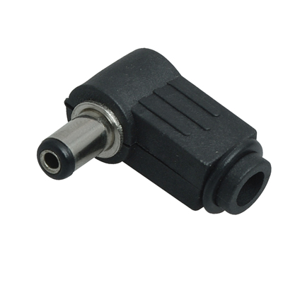 Разъем питания штекер 2.1х5.5x10 мм угловой REXANT