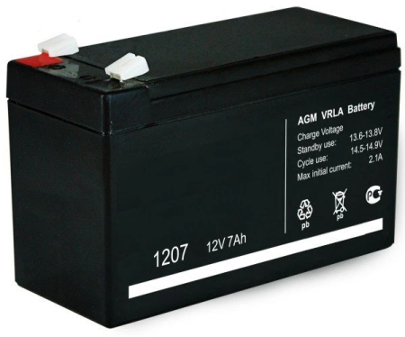 Аккумулятор 12 В, 7 Ач Аккумулятор 12 В, 7 Ач