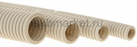Труба гофрированная из ПВХ, с зондом, Ø25 мм, бухта 50 м/уп.