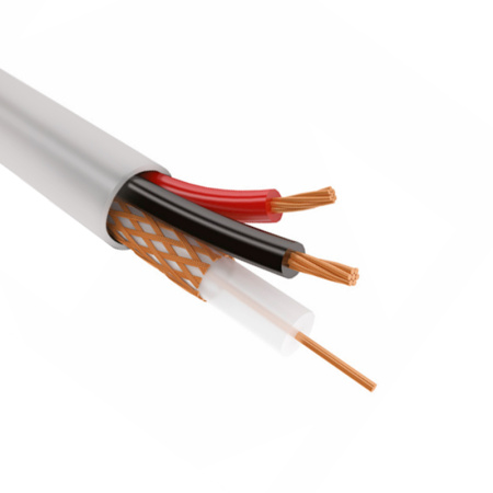 Кабель КВТ-В-2+2x0,75 мм², белый (бухта 200 м) СМАРТКИП