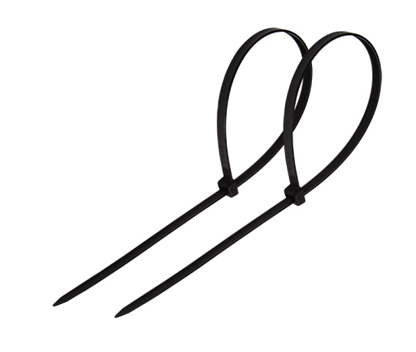 Хомут-стяжка кабельная нейлоновая REXANT 300 x4,8мм, черная, упаковка 100 шт. фото