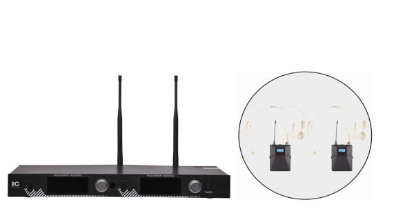 ITC T-521US  радиосистема 2 головных микрофона фото