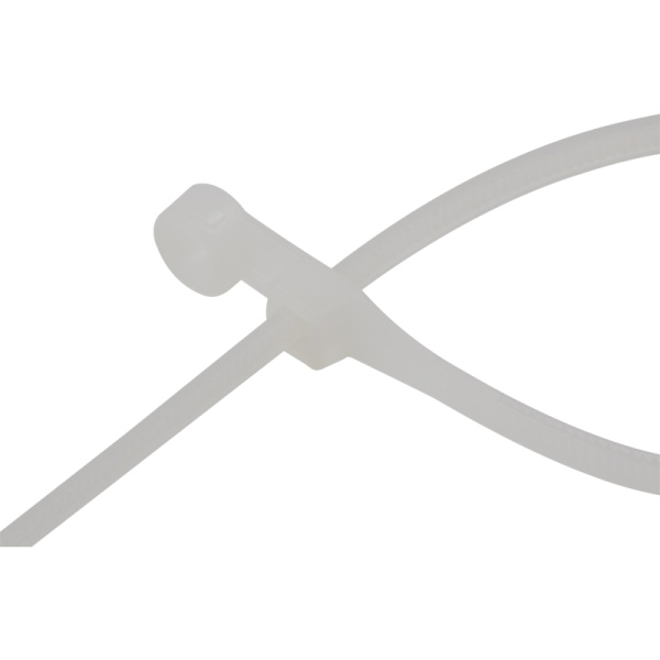 Хомут-стяжка нейлоновая под винт REXANT 100x3,6 мм, серая, упаковка 100 шт. фото