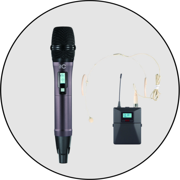 ITC T-521UV 1 головной +1 ручной микрофоны фото