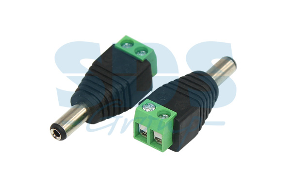 Разъем питания штекер 2.1х5.5 с клеммной колодкой PROCONNECT фото