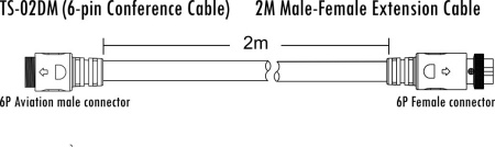 ITC TS-02DM Кабель 2м