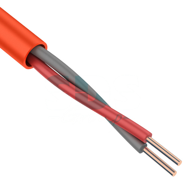 Кабель огнестойкий REXANT КПСнг(А)-FRLS 1x2x0,50 мм², бухта 200 м фото