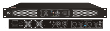 ITC TC-2500B 2-канальный усилитель, 2х500W / 8 Ом ITC TC-2500B 2-канальный усилитель, 2х500W / 8 Ом