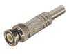 Разъем штекер BNC под винт с пружиной металл PROCONNECT