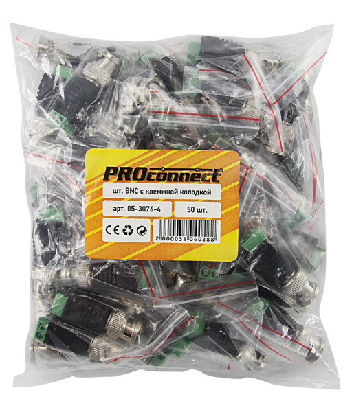 разъем штекер bnc с клеммной колодкой proconnect Разъем штекер BNC с клеммной колодкой PROCONNECT фото
