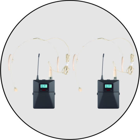 ITC T-521US  радиосистема 2 головных микрофона