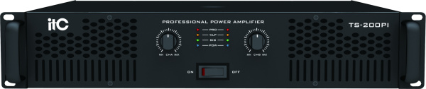itc ts-200pi 2-канальный усилитель, 2х200w / 8 ом ITC TS-200PI 2-канальный усилитель, 2х200W / 8 Ом фото