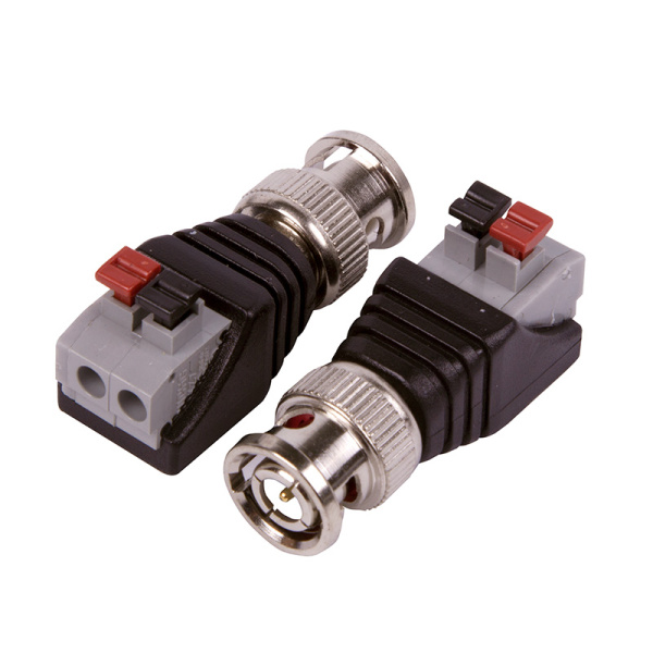 разъем высокочастотный на кабель, штекер bnc с быстрозажимной колодкой, (1шт.)  rexant Разъем высокочастотный на кабель, штекер BNC с быстрозажимной колодкой, (1шт.)  REXANT фото