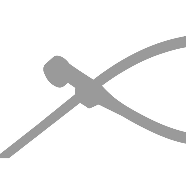 Хомут-стяжка нейлоновая под винт REXANT 150x3,6 мм, серая, упаковка 100 шт. фото