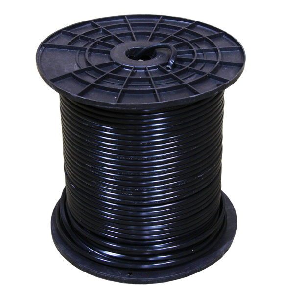 Кабель КВК-П-2 +2x0,50 мм² (Cu/CCA) (96) черный (бухта 200 м) PROconnect фото