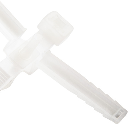 Хомут-стяжка нейлоновая с дюбелем REXANT 150x7,0 мм, ø 8,0 мм, белая, упаковка 50 шт.