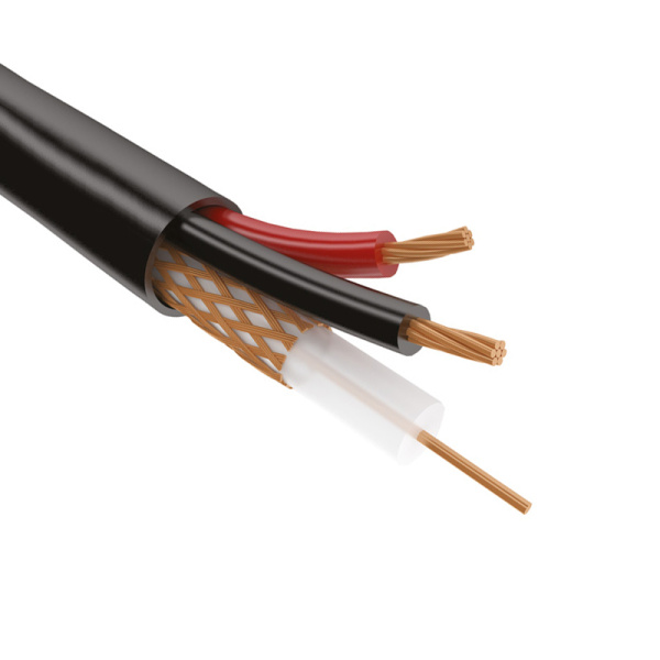 Кабель КВТ-П-2+2x0,50 мм², черный (бухта 200 м) СМАРТКИП фото