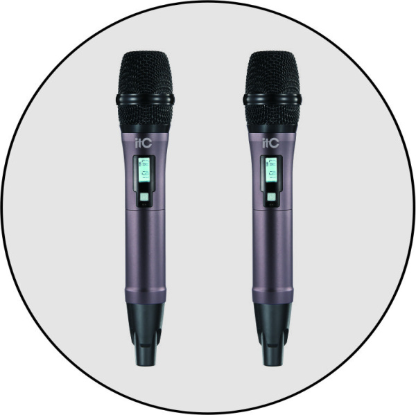 ITC T-521UH радиосистема 2 ручных микрофона фото