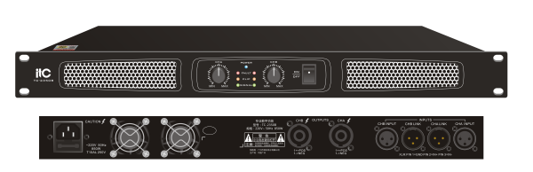 itc tc-2350b 2-канальный усилитель, 2х350w / 8 ом ITC TC-2350B 2-канальный усилитель, 2х350W / 8 Ом фото