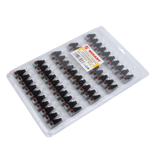 Разъем питания гнездо 2.1х5.5 с быстрозажимной колодкой (блистер) REXANT фото