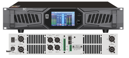 ITC TC-4700DT Dante усилитель, 4-канальный 8 Ом x 4:700 Вт