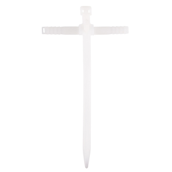 хомут-стяжка нейлоновая с дюбелем rexant 150x7,0 мм, ø 8,0 мм, белая, упаковка 50 шт. Хомут-стяжка нейлоновая с дюбелем REXANT 150x7,0 мм, ø 8,0 мм, белая, упаковка 50 шт. фото